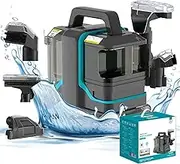 Portable Carpet Cleaner Machines, Handheld Upholstery Cleaner Machines with 2 Brush, 11Kpa Powerful Suction Pet Stain Machine, 450W Strong Suction Spot & Stain Remover, Car Seats,Upholstery&Furniture