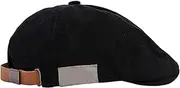 [Generic] Newsboy Cap for Men - Unisex Retro Flat Hat,Soft Fit Newsboy Hat French Beret Hats for Traveling, Excursions