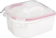 Warm Nail Spa Bowl, Double Layer Resistant Soak off Bowl, Professional Aceton...