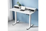 Artiss Electric Standing Desk with Storage Shelf Drawer Office Table 120CM