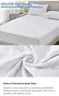 Waterproof Mattress Protector, Noiseless King Size Mattress Pad with Deep Pocket