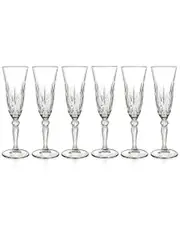 Barski Set of 6 5.4oz Champagne Flutes