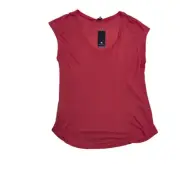 NWT Splendid Women's Sleeveless Pink Tee Tank Top Size L 100% Modal $70 K181