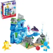 Pokémon Building Toys Set Aquatic Adventure with 319 Pieces, 2 Poseable Chara...