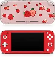 strawberry skin for Nintendo switch lite, Red switch lite stickers Vinyl 3m decal Cute Full wrap cover