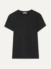 [James Perse] James Perse - Vintage Boy Cotton-jersey T-shirt - Black - 4 4 Black