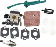 Carburetor Chainsaw Part Fit For S FS38 55R HL45 HL45Z HL45DZ KM55 KM55C KM55R KM55RC Primer Bulb Spark Plug A F(13PCS)