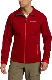 NWT 3X Columbia Tectonic Access Red Softshell Windproof Jacket Big and Tall