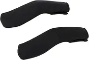 Yctze Universal Baby Stroller Handle Cover, 1 Pair Neoprene Pram Handle Protector, Grip Cover for Pushchair, Foam Replacement Wrap, Disability Stroller Protective, Black
