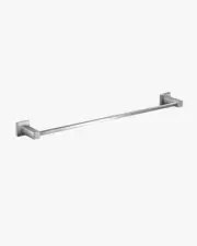 Single Square Towel Rail Holder Shelf Wall Mounted Brass Chrome Bath 600 NEW