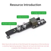 NVIDIA Jetson Orin Nano/NX Ethernet POE Expansion Board Supports 802.3af/at E2