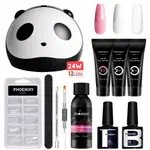 PHOENIXY GET PERFECT NAILS WITH 3 色 UV LED BUILDER GEL SET 和