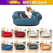 Large Pet Dog Cat Sofa Bed Four Seasons Warm Soft Pet Deep Sleep Kennel Cushion