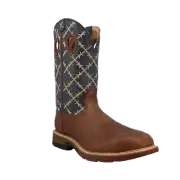 Twisted X Men's Waterproof Hazel & Navy Western Work Boots MXBNWM1