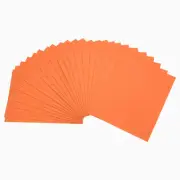 Orange EVA Foam Sheets 11 x 8 inch 1.7mm Thickness for Crafts DIY 24 Pcs