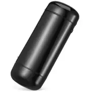Glasses Case Metal Pocket Eyeglasses Box Thin Hard Shell Glasses Case Black