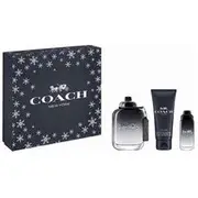 Coach Coach Men's Gift Set EDT 100ml, Miniature EDT 15ml and Gel Spray 100ml