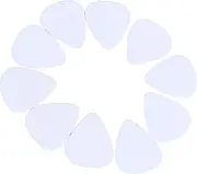 Acoustic Guitar Pick White Celluloid Plectrum Set Musical Instrument 10PCS Applicable for Guitar Enthusiasts