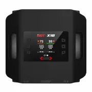 ISDT X16 AC 1100W 20Ax2 Dual Channel Lipo Charge and Discharge Cycle Balance Charger with 2.8 Inch LCD Sunscreen Support