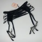 Agent Provocateur Rayna Black Suspender AP3 Medium NWT