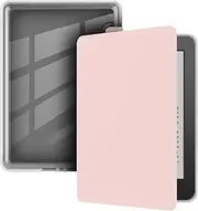 Case for 6" Kindle (10th Generation-2019 Release), Ultra Clear Soft Flexible Transparent TPU Back Cover with Auto Sleep/Wake for Kindle (MODEL NO. J9G29R), Pink