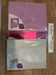 Crafters Companion Luxury Cardstock Glitter, Matt, Mirror Paper 3 Packs