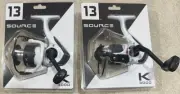2X) 13 FISHING One 3 Source K 3000 Spinning Reel NEW! #SORK3000 ~ NEW IN PACKAGE