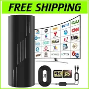 Long Range 2200+ Miles HDTV Antenna with Amplifier for Any TV - 38ft Cable