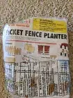 New! Home Depot Kids DIY Workshop Wooden Picket Fence Planter Kit Sealed w/Pin