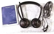NEW - PLANTRONICS BLACKWIRE C420 PC WIRED HEADSET USB BLACK HEADPHONES + MIC
