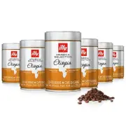 illy Monoarabica Whole Bean Coffee Ethiopia 8.8 Ounces Pack of 6