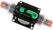 Auto Circuit Breaker,12V-48V DC Inline Auto Circuit Breaker Manual Reset Switch Automatic Fuse Holder Inline Fuse Block for Car Audio Solar Inverter System Protection 10X4X4CM (10A)