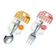 大賀屋 日本製 ECHO 食品級不銹鋼 寶寶湯匙 兒童湯匙 橫握湯匙 學習叉子 學習湯匙 寶寶叉子 J00051996
