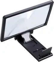 SEWACC Phone Screen Magnifier Amplifier with Foldable Stand for Movies and Videos High Definition Viewing Experience Compatible with All Smartphones Stylish Present Option