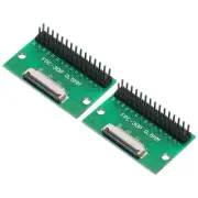 2pcs FFC FPC Connector Board 32 Pins Double Row Male Pin Header Strip Adapter