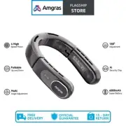 Amgras NeckFan Pro Portable Neck fan collapsible mini 360° Silent Fan cooler