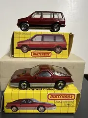 Lesney Matchbox Superfast Dodge MB28E Daytona & MB64E Caravan LAS VEGAS Models