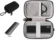 Getgear Portable Case Compatible with Nectac Portable SSD USB3.2 Gen2 1TB, 2TB, 512GB