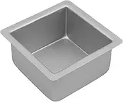Silver Anodised Square Cake Pan, 12.5cm x 7.5cm