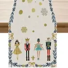 The Nutcracker Table Runner Merry Christmas Xmas Winter Table Farmhouse Decor