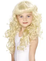 Blonde Princess Curly Girls Wig
