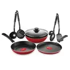 Pigeon by Stovekraft Mio Nonstick Aluminium Cookware Gift Set, includes Nonstick