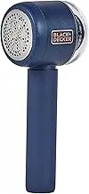 BLACK+DECKER Rechargeable USB-C Fabric & Garment Shaver – Large Capacity Lint Remover for Clothing and Upholstery, 6 Stainless Steel Blades