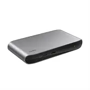 Belkin Connect Thunderbolt 4 Docking Station, 5-in-1 USB-C Multiport Core Hub w/ 96W Power Delivery for Mac, Windows, Single 8K or Dual 4K Display, Thunderbolt 4 Cable and Power Supply Included