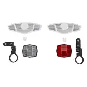 SunLite 4-Way Deluxe Reflector Set Bike Reflectors with Brackets