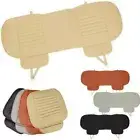 Front & Rear Car Seat Cover Breathable Bamboo Pad Leather Mats Chair Cushion NR9