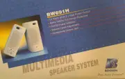Vintage Benwin BW691H Multimedia Computer Desktop Speakers