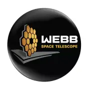 NASA James Webb Space Telescope Mission Patch Button Badge 58mm (2.25") JWST