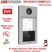 Hikvision DS-KV8413-WME1(C) Door station Doorbell 4-Button IP Video Intercom PoE