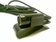 MINATURE MICROPHONE W/ CLIP 3.5mm RIGHT ANGLE MONO PLUG